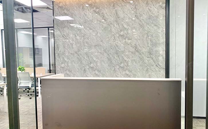 上海信息大楼办公室前台